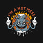 Hot Mess-Womens-Fitted-Tee-Nemons