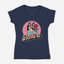 Be My Heeler-Womens-V-Neck-Tee-retrodivision