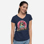 Be My Heeler-Womens-V-Neck-Tee-retrodivision
