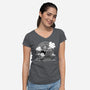 Erasernuts-Womens-V-Neck-Tee-demonigote