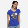 Erasernuts-Womens-V-Neck-Tee-demonigote