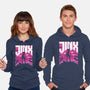 Jinx Doom-Unisex-Pullover-Sweatshirt-rocketman_art