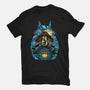 Neighbors In The Night-Mens-Heavyweight-Tee-glitchygorilla