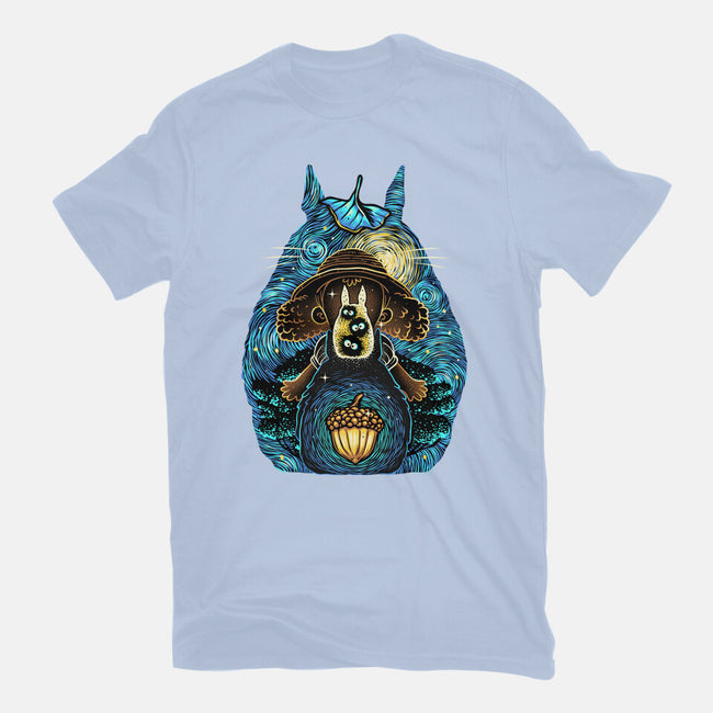 Neighbors In The Night-Mens-Heavyweight-Tee-glitchygorilla