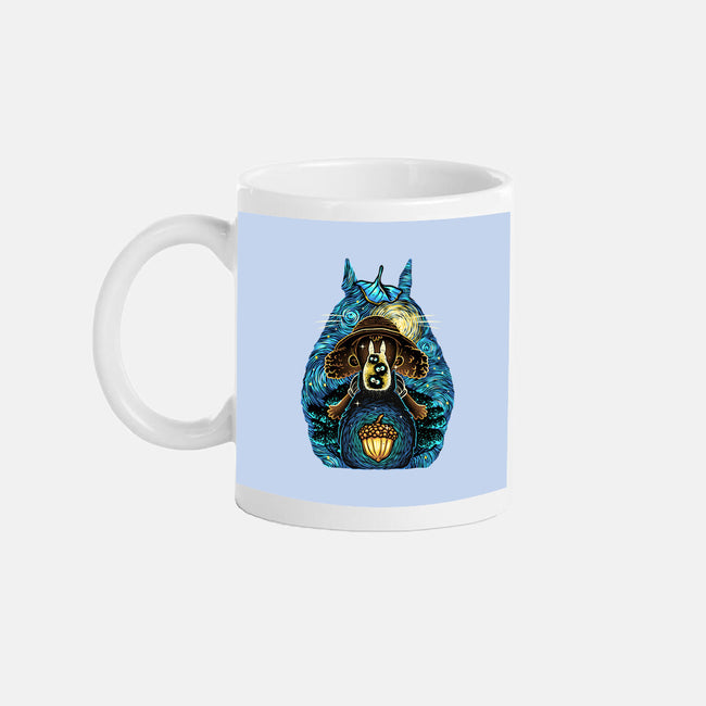 Neighbors In The Night-None-Mug-Drinkware-glitchygorilla