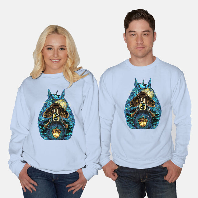 Neighbors In The Night-Unisex-Crew Neck-Sweatshirt-glitchygorilla