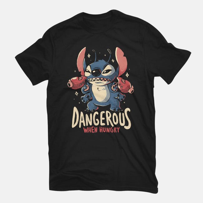 Highly Dangerous When Hungry-Unisex-Basic-Tee-Arigatees