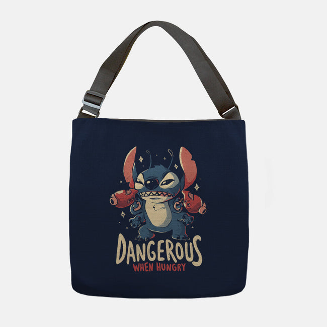Highly Dangerous When Hungry-None-Adjustable Tote-Bag-Arigatees