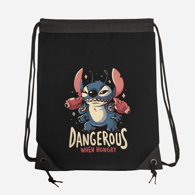 Highly Dangerous When Hungry-None-Drawstring-Bag-Arigatees