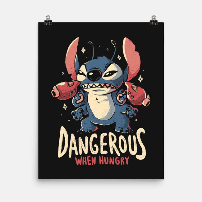 Highly Dangerous When Hungry-None-Matte-Poster-Arigatees