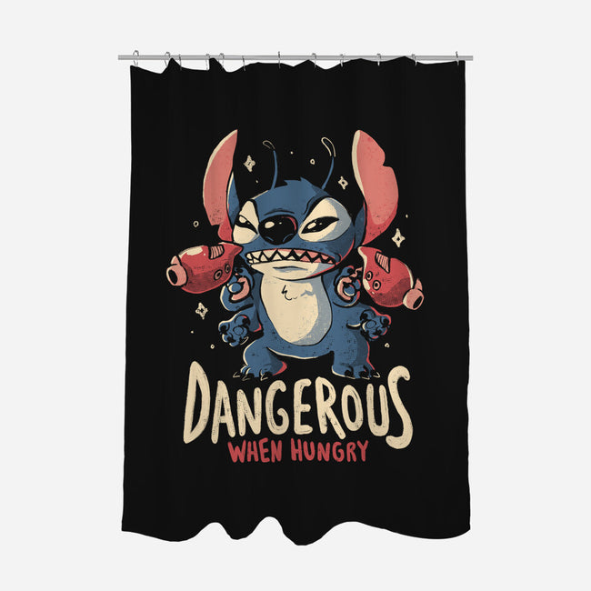 Highly Dangerous When Hungry-None-Polyester-Shower Curtain-Arigatees