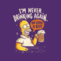 Never Drink Again-Womens-Basic-Tee-Arigatees