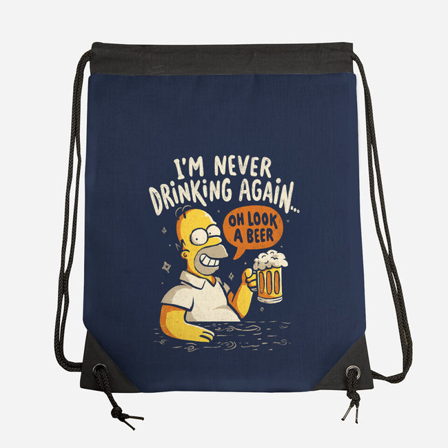 Never Drink Again-None-Drawstring-Bag-Arigatees