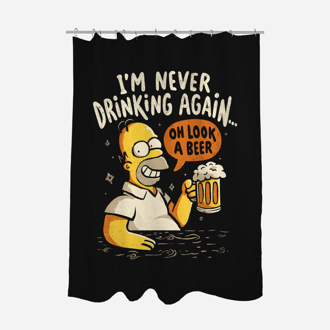 Never Drink Again-None-Polyester-Shower Curtain-Arigatees