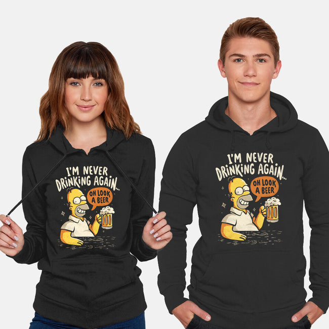 Never Drink Again-Unisex-Pullover-Sweatshirt-Arigatees