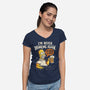 Never Drink Again-Womens-V-Neck-Tee-Arigatees