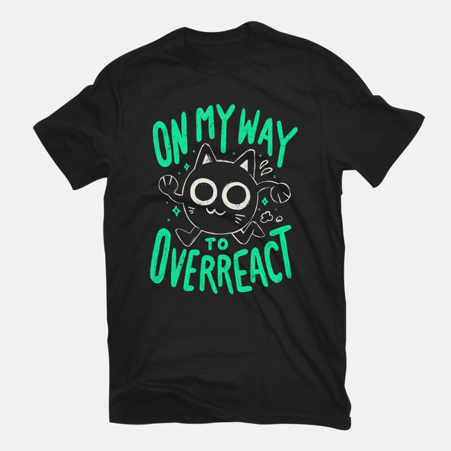 On My Way To Overreact-Womens-Basic-Tee-Arigatees