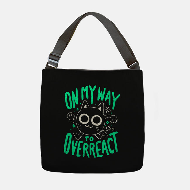 On My Way To Overreact-None-Adjustable Tote-Bag-Arigatees
