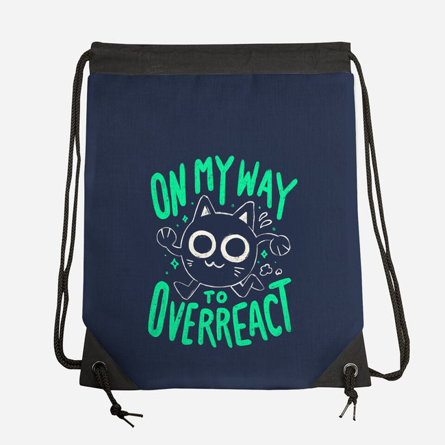 On My Way To Overreact-None-Drawstring-Bag-Arigatees