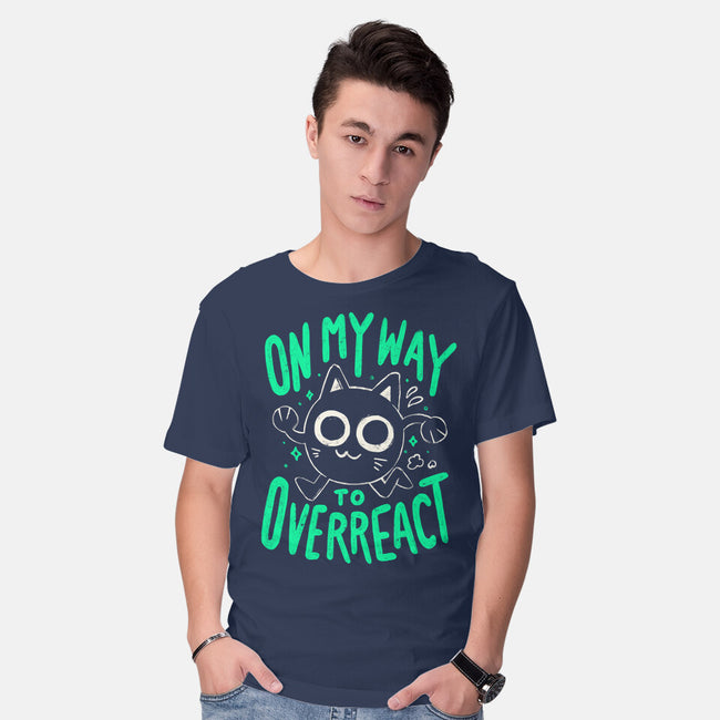 On My Way To Overreact-Mens-Basic-Tee-Arigatees