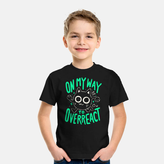 On My Way To Overreact-Youth-Basic-Tee-Arigatees