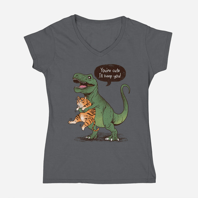 I'll Keep You-Womens-V-Neck-Tee-dandingeroz