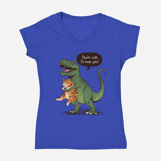 I'll Keep You-Womens-V-Neck-Tee-dandingeroz