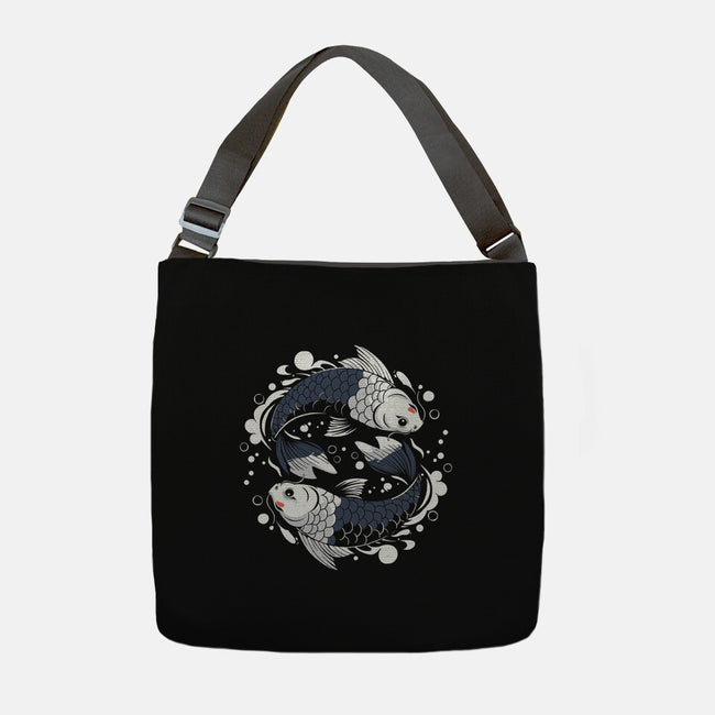 Two Carps-None-Adjustable Tote-Bag-Eoli Studio