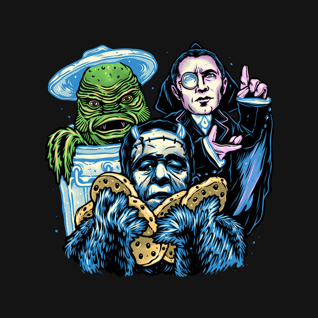 Welcome To The Monster Street-Womens-Basic-Tee-glitchygorilla