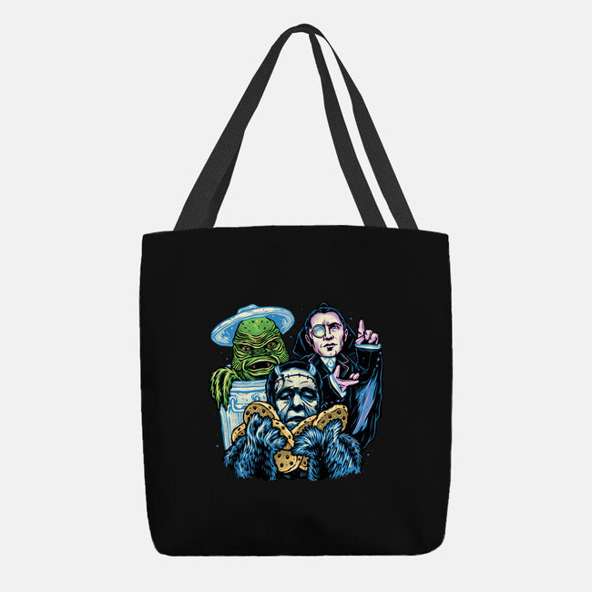 Welcome To The Monster Street-None-Basic Tote-Bag-glitchygorilla