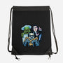 Welcome To The Monster Street-None-Drawstring-Bag-glitchygorilla