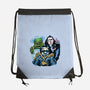 Welcome To The Monster Street-None-Drawstring-Bag-glitchygorilla