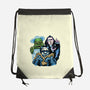 Welcome To The Monster Street-None-Drawstring-Bag-glitchygorilla