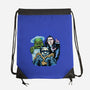 Welcome To The Monster Street-None-Drawstring-Bag-glitchygorilla