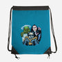 Welcome To The Monster Street-None-Drawstring-Bag-glitchygorilla