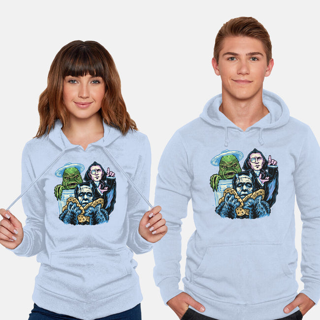 Welcome To The Monster Street-Unisex-Pullover-Sweatshirt-glitchygorilla