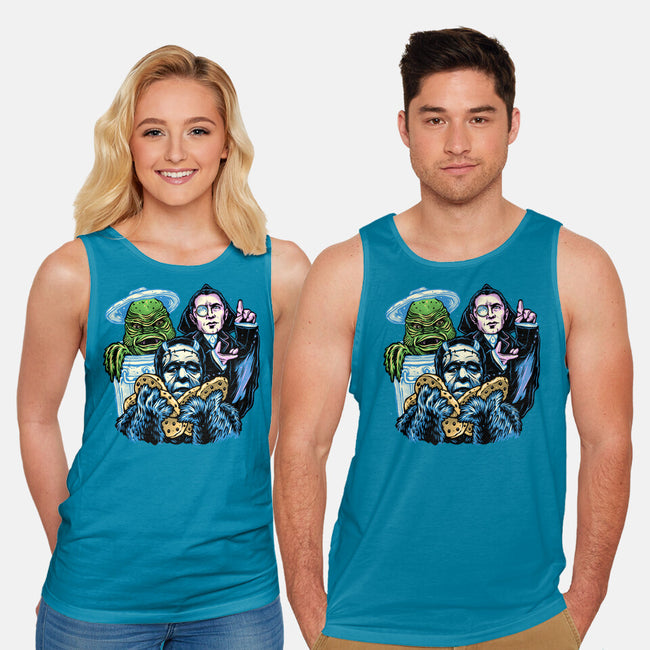 Welcome To The Monster Street-Unisex-Basic-Tank-glitchygorilla