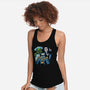 Welcome To The Monster Street-Womens-Racerback-Tank-glitchygorilla