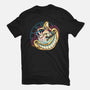 Way Down The Rabbit Hole-Womens-Fitted-Tee-glitchygorilla