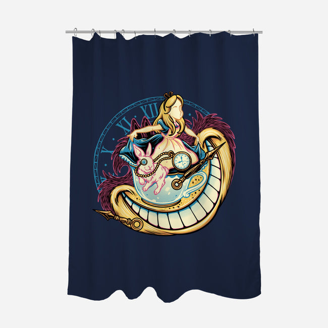 Way Down The Rabbit Hole-None-Polyester-Shower Curtain-glitchygorilla