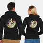 Way Down The Rabbit Hole-Unisex-Zip-Up-Sweatshirt-glitchygorilla