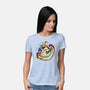 Way Down The Rabbit Hole-Womens-Basic-Tee-glitchygorilla