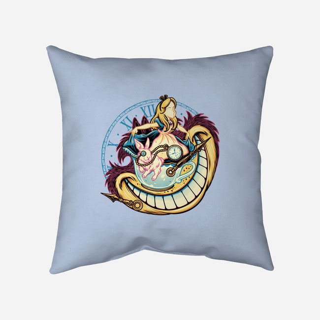 Way Down The Rabbit Hole-None-Removable Cover w Insert-Throw Pillow-glitchygorilla