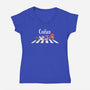 The Cursed-Womens-V-Neck-Tee-2DFeer