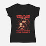 We Have Kittens And Cookies-Womens-V-Neck-Tee-worlddominationforcats