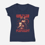 We Have Kittens And Cookies-Womens-V-Neck-Tee-worlddominationforcats