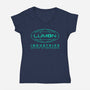 Vintage Innie-Womens-V-Neck-Tee-retrodivision