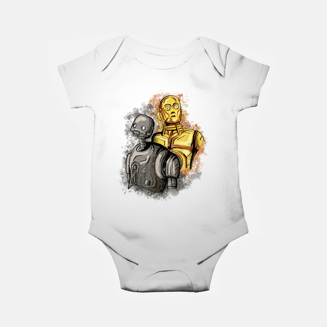 My Droid Friend-Baby-Basic-Onesie-nickzzarto