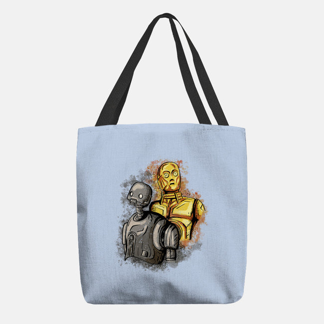 My Droid Friend-None-Basic Tote-Bag-nickzzarto