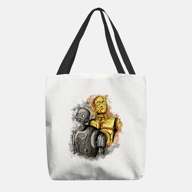 My Droid Friend-None-Basic Tote-Bag-nickzzarto